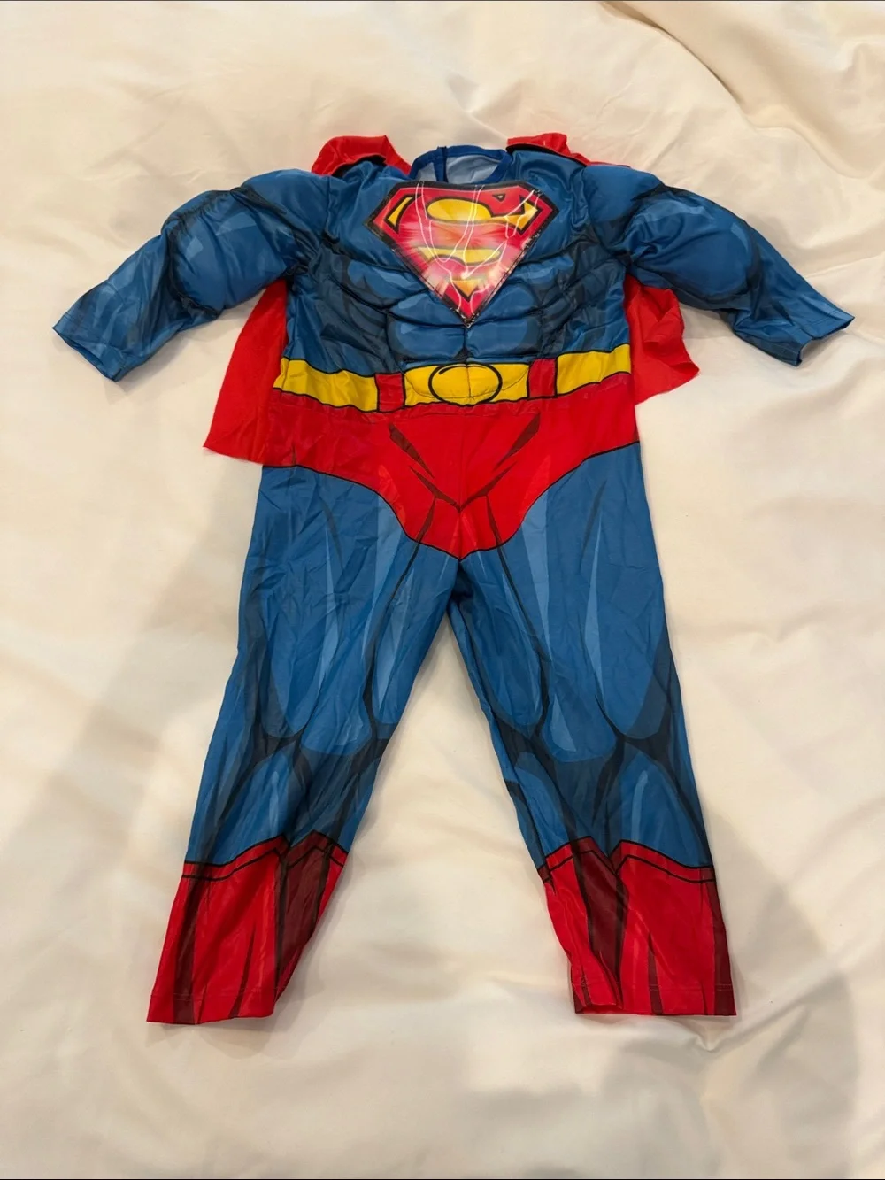 Superman 2T Costume - Muscle Suit with Cape